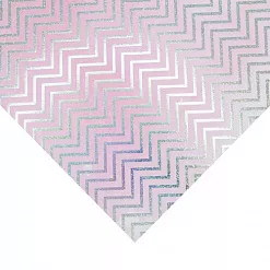 Бумага с голографическим фольгированием "Зигзаги" (АртУзор)