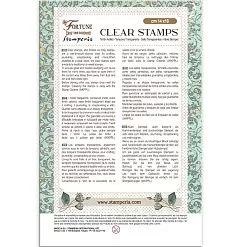 Штамп "Fortune. Знаки", 19 шт (Stamperia)