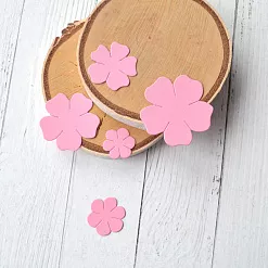 Набор вырубок "Роза", цвет розовый (ScrapMania)