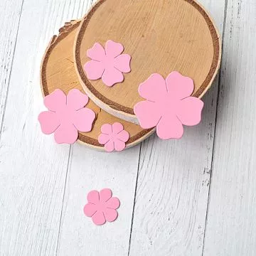 Набор вырубок "Роза", цвет розовый (ScrapMania)