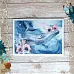Тканевая карточка "Море, я скучала. Кит" (ScrapMania)