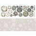 Лист с картинками 10х30 см "Воробушки. Часы" (ScrapMania) Лист с картинками 10х30 см "Воробушки. Часы" (ScrapMania)