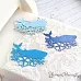 Нож "Море. Кит", 8,2х5,8 см (ScrapMania)