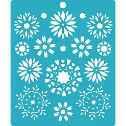 Трафарет "Цветочный калейдоскоп" (CraftStory)