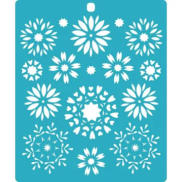 Трафарет "Цветочный калейдоскоп" (CraftStory)