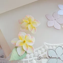 Нож "Цветок плюмерии" 4,5х4,5 см (ScrapMania)