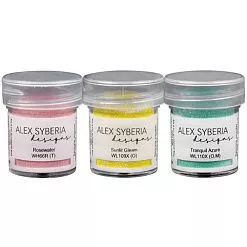 Набор глянцевых пудр "Delicate Blooms. Деликатные цветы", 3 шт (WOW) Набор глянцевых пудр "Delicate Blooms. Деликатные цветы", 3 шт (WOW)