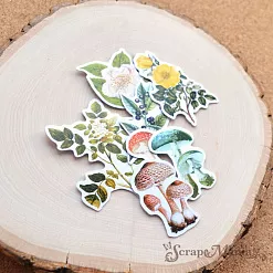 Набор высечек из бумаги "Заповедник", 43 шт (ScrapMania)