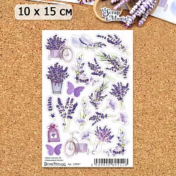 Набор наклеек А6 "Лавандовый вечер" (ScrapMania)