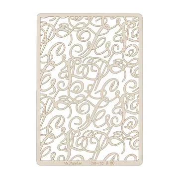 Украшение из чипборда "Ажур" (Mr.Painter)