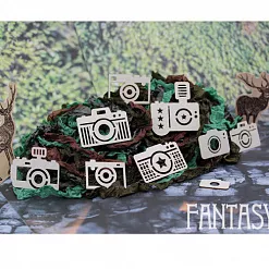 Набор украшений из чипборда "Фотоаппараты" (Fantasy) Набор украшений из чипборда "Фотоаппараты" (Fantasy)
