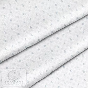Отрез ткани 79х50 см "Елочки серые" (Cotton)