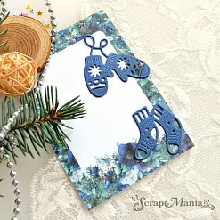 Нож "Варежки и носочки", 4х4,7 см (ScrapMania)