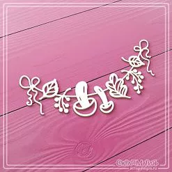 Чипборд "Осенняя гирлянда", 7,8х3,5 см (СкрапМагия)