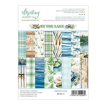 Набор бумаги 15х20 см "By The Lake", 24 листа (Mintay)