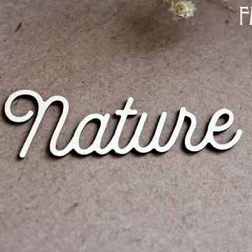 Украшение из чипборда "Nature" (Fantasy)