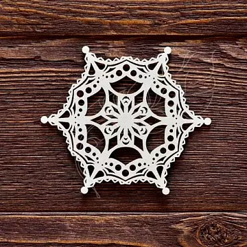 Украшение из чипборда "Салфетка 2" (AL)