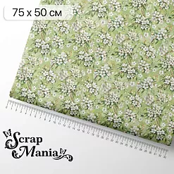 Отрез ткани 75х50 см "На лесной опушке. Цветущая яблоня" (ScrapMania) Отрез ткани 75х50 см "На лесной опушке. Цветущая яблоня" (ScrapMania)