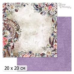 20х20 Бумага "Танцы ветра. Дизайн 2" (ScrapMania)