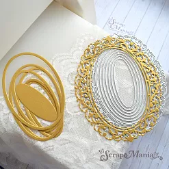Нож "Рамка. Королевская", 10,5х13,3 см (ScrapMania)