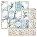 Набор бумаги 20х20 см "Океания", 12 листов (ScrapMania)
