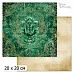 20х20 Бумага "Малахитовый цветок. Дизайн 1" (ScrapMania) 20х20 Бумага "Малахитовый цветок. Дизайн 1" (ScrapMania)