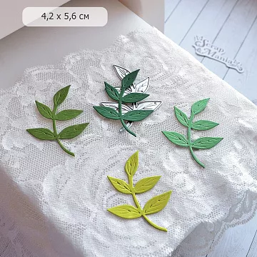 Нож "Летняя феерия. Веточка", 4,2х5,6 см (ScrapMania)