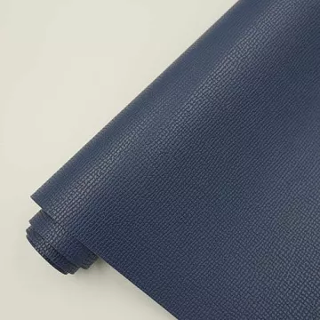 Отрез экокожи 30х69 см "Переплетный. Игуана. Темно-синий" (Pty Китай)