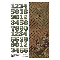 Лист с картинками 10х30 см "Радость Победы. Цифры" (ScrapMania) Лист с картинками 10х30 см "Радость Победы. Цифры" (ScrapMania)