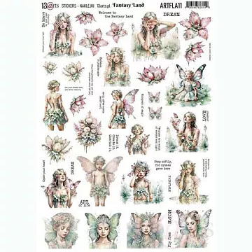 Наклейки А4 "Fantasy Land" (Arts13)
