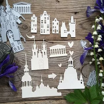 Набор ножей для вырубки "Старый город" (MimiCut)