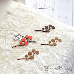 Нож "Танцы ветра. Ягодки", 1,5х3,6 см (ScrapMania)