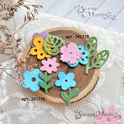 Нож "Полянка. Летние цветочки", 3,3х3,4 см (ScrapMania) Нож "Полянка. Летние цветочки", 3,3х3,4 см (ScrapMania)