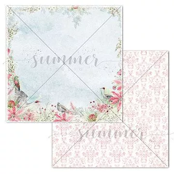 Бумага 30х30 см "Райский остров. Райское утро" (Summer studio)