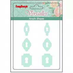 Набор акриловых украшений "Скважины", 6 шт (ScrapBerry's)