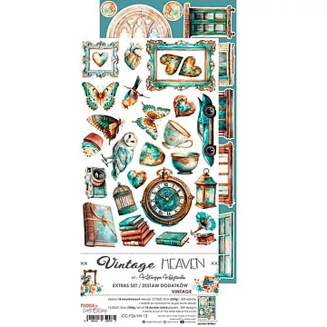Набор бумаги 30х15 см "Vintage heaven. Vintage", 18 листов (CraftO'clock)