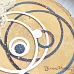 Нож "Круги со строчкой. Слитная форма", 12х12 см (ScrapMania)