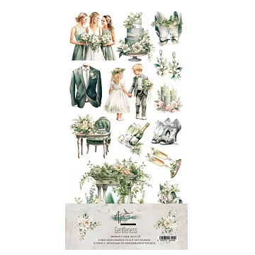 Набор бумаги 15х30 см "Gentleness", 6 листов (Alchemy of Art)