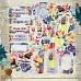 Набор высечек из бумаги "Время тюльпанов", 53 шт (ScrapMania)