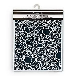 Трафарет 20х25 см "Romance Forever. Rose pattern" (Stamperia)