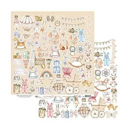 Бумага 30х30 см "Cute baby. Для вырезания" (Alchemy of Art)