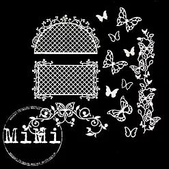 Набор украшений из чипборда "Резная коллекция. Побеги" (MiMi Design)