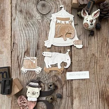 Нож "Куда уехал цирк", 7,3х8,4 см (MimiCut)