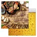 Набор бумаги 20х20 см "Пивная", 6 листов (ScrapMania)