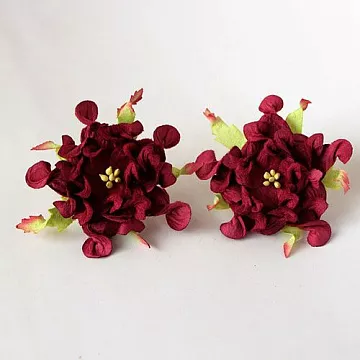 Гардения большая "Бордовая", 7 см, 1 шт (Craft)