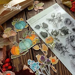 Штамп "Раскрась осень красками", 8,5х5,5 см (AgiArt) Штамп "Раскрась осень красками", 8,5х5,5 см (AgiArt)