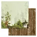 Набор бумаги 20х20 см "Тайга", 12 листов (ScrapMania)