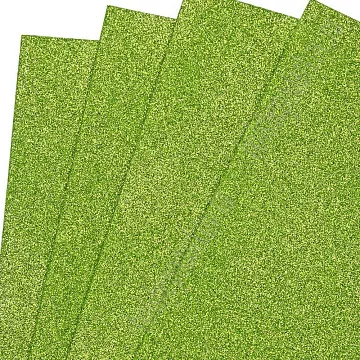 Лист фоамирана А4 с глиттером "Premium. Фисташковый", 2 мм