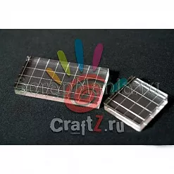 Набор акриловых блоков с гравировкой 4х4 см, 4х8 см (Craftz)