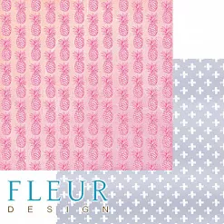 Бумага "Каникулы. Ананасы" (Fleur-design) Бумага "Каникулы. Ананасы" (Fleur-design)